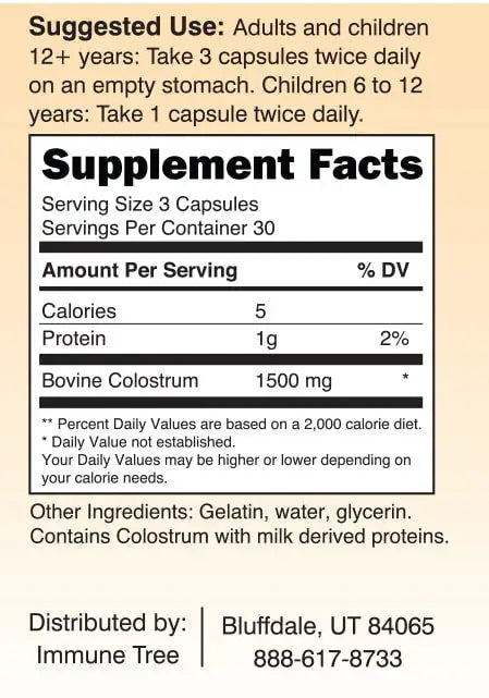 90 Count Colostrum Capsules image 2