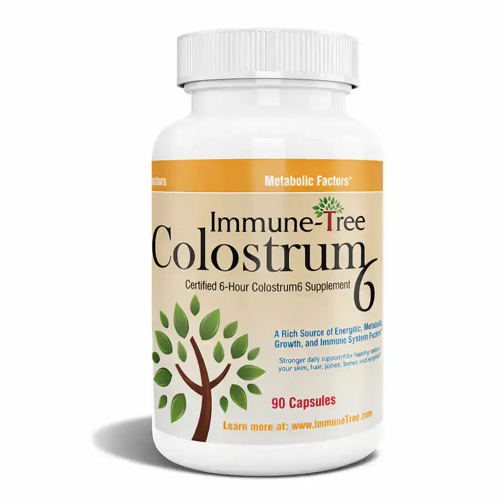 Colostrum6 100% Pure Bovine Colostrum Supplement & 90 Capsules