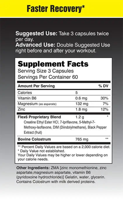 Flex6 Fitness Formula – Athletic Performance & Recovery Support image 2