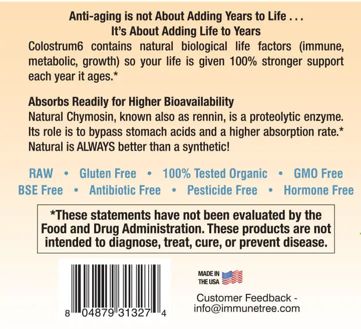 90 Count Colostrum Capsules image 1