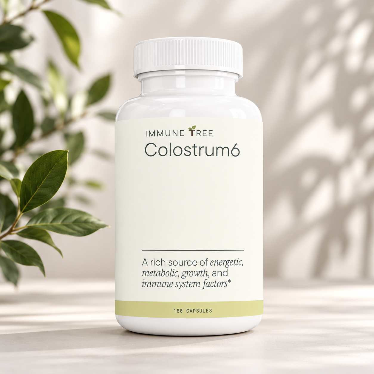 Colostrum6 100% Pure Bovine Colostrum Supplement & 180 Caps