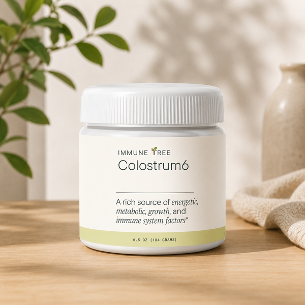 Colostrum6 Powder (Grass-Fed) | 100% Bovine Colostrum Immune Support, Gut Health & Vitality Supplement | 6.5 oz