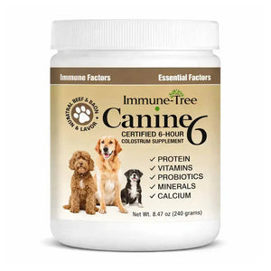 Canine6 Natural Beef and Bacon Flavored Colostrum 8.74oz image 0