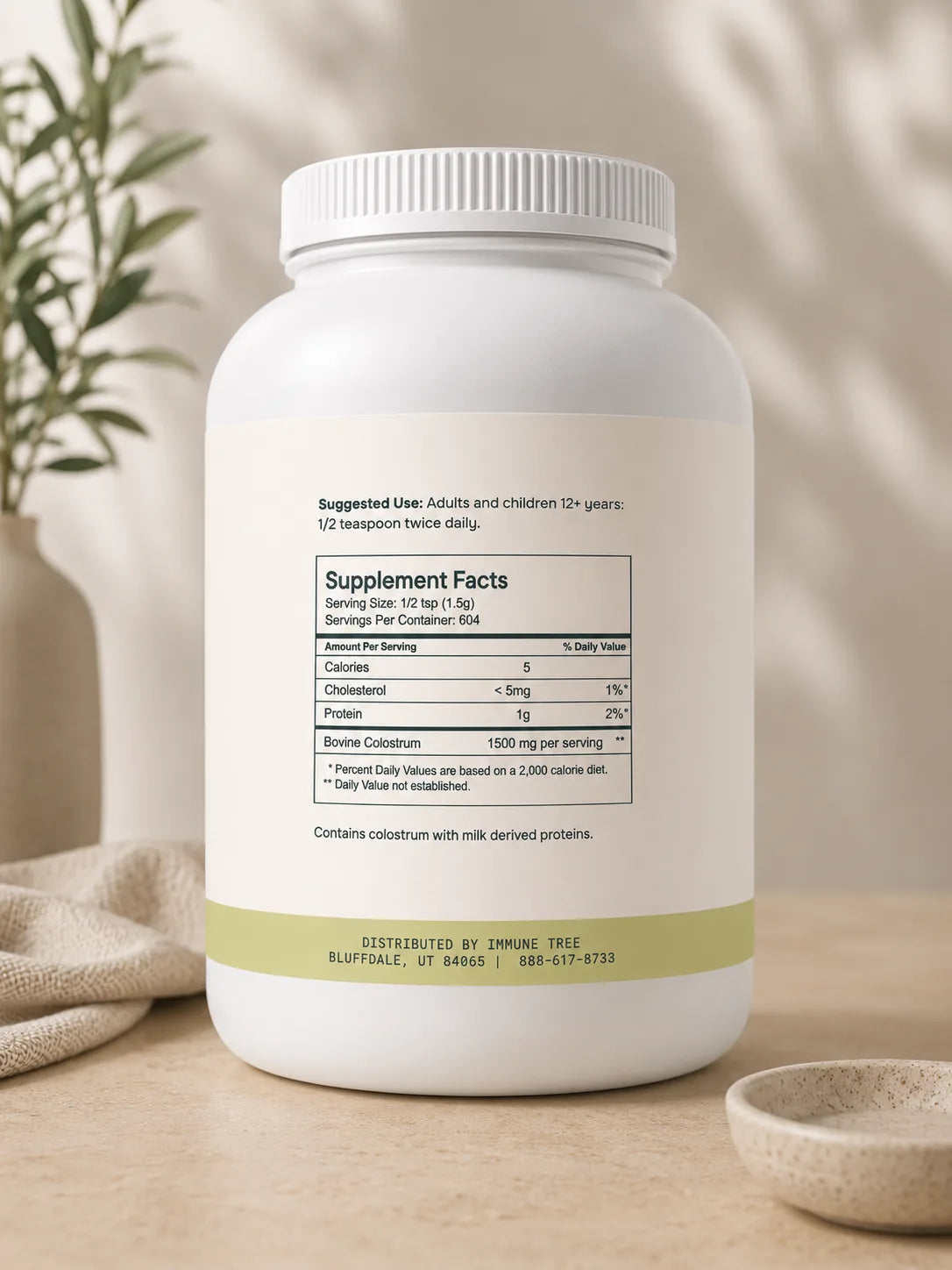 Colostrum6 Powder (Grass-Fed) | 100% Bovine Colostrum Immune Support, Gut Health & Vitality Supplement | 2.2 Lbs